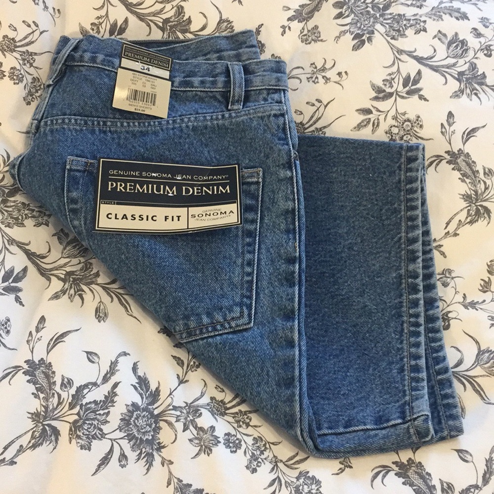 Sonoma- men’s classic fit premium denim